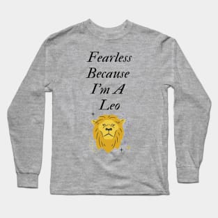 Fearless Leo Long Sleeve T-Shirt